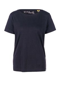 Синяя хлопковая футболка S.Oliver