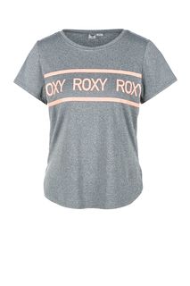 Трикотажная футболка с контрастным принтом Roxy