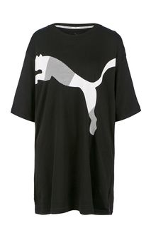 Черная футболка с логотипом бренда Puma