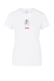 Белая хлопковая футболка с принтом Star Wars™ х Levis®
