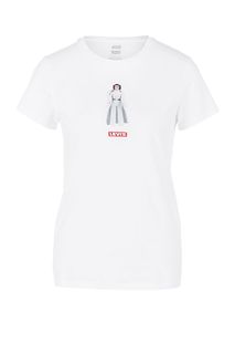 Белая хлопковая футболка с принтом Star Wars™ х Levis®