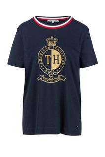 Хлопковая футболка с короткими рукавами Tommy Hilfiger