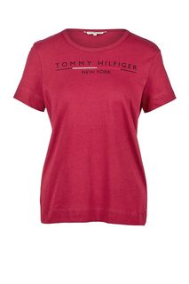 Хлопковая футболка с короткими рукавами Tommy Hilfiger