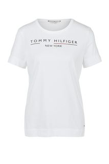 Хлопковая футболка с короткими рукавами Tommy Hilfiger