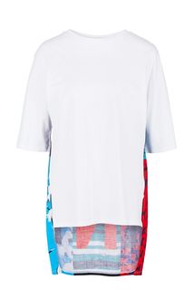 Хлопковая футболка оверсайз Armani Exchange