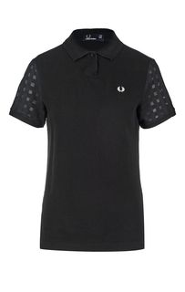 Однотонная футболка поло из хлопка Fred Perry