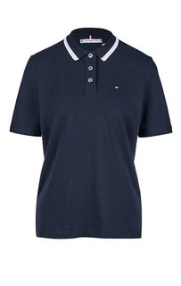 Синяя хлопковая футболка поло Tommy Hilfiger