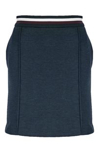 Короткая синяя юбка с карманами Tommy Hilfiger