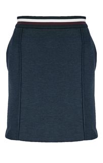 Короткая синяя юбка с карманами Tommy Hilfiger