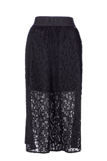 Черная полупрозрачная юбка Armani Exchange