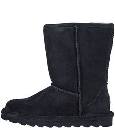 Синие замшевые полусапоги Elle Short Bearpaw