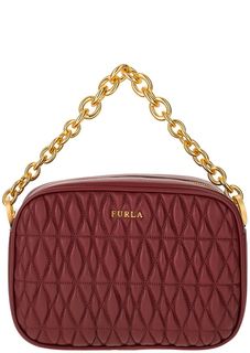 Маленькая кожаная сумка через плечо Cometa Furla