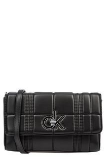 Стеганый клатч с откидным клапаном Calvin Klein Jeans