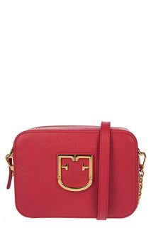 Маленькая кожаная сумка с плечевым ремнем Brava Furla