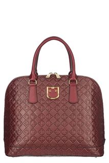 Бордовая сумка из мягкой кожи через плечо Fantastica Furla