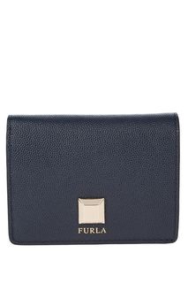 Кожаный кошелек с металлическим декором Mimi Furla