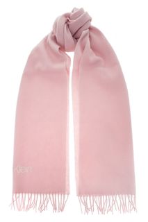 Шерстяной шарф розового цвета Calvin Klein Jeans