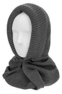 Серый шарф-хомут с капюшоном Finn Flare