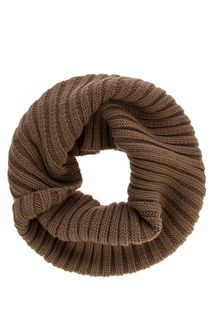 Полушерстяной шарф-хомут мелкой вязки Finn Flare