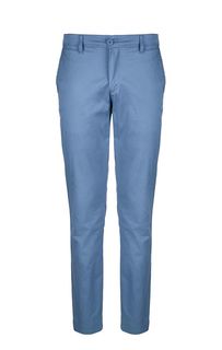 Синие зауженные брюки из хлопка Armani Exchange