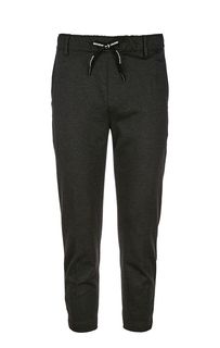 Зауженные трикотажные брюки темно-серого цвета Calvin Klein Jeans