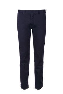 Синие зауженные брюки с карманами Polo Ralph Lauren