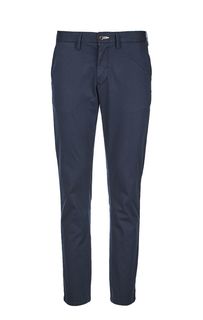 Синие хлопковые чиносы Gant