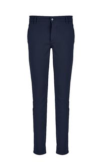 Хлопковые брюки чиносы Smart Supreme Flex Skinny Dockers