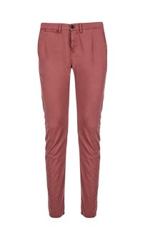 Бордовые хлопковые брюки Tom Tailor