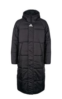 Длинная черная куртка с капюшоном Adidas Originals