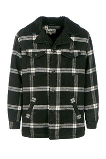 Утепленная куртка в клетку с застежкой на болты Wrangler