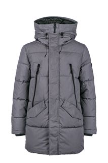 Серая куртка с капюшоном Tom Tailor Denim