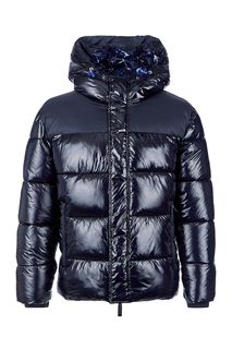 Синяя куртка с капюшоном Armani Exchange
