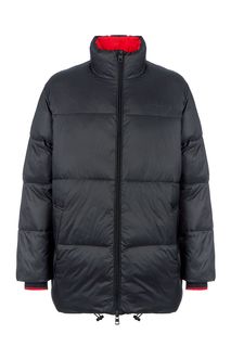 Черная куртка с высоким воротом Calvin Klein Jeans