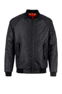 Демисезонная куртка-бомбер черного цвета AntisÖcial WE ARE WHO WE ARE