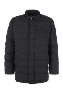 Черная демисезонная куртка на молнии и кнопках Finn Flare