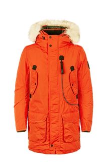 Оранжевая куртка с карманами Tom Tailor