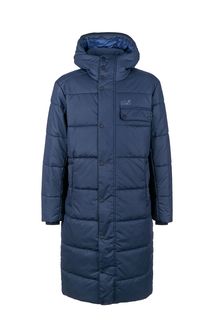 Длинная куртка синего цвета Kyoto Coat Jack Wolfskin