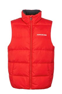Красный жилет с карманами Calvin Klein Jeans