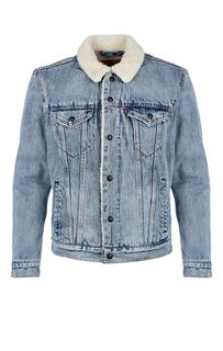 Утепленная джинсовая куртка на кнопках Sherpa Trucker Levis®