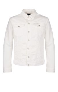 Джинсовая куртка белого цвета Armani Exchange