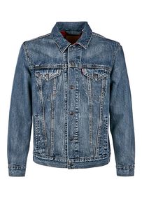 Синяя джинсовая куртка с карманами Lined Trucker Levis®
