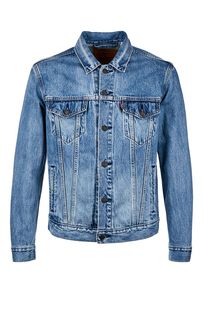 Синяя джинсовая куртка с вышивкой Trucker Levis®