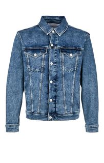 Джинсовая куртка на болтах с карманами Calvin Klein Jeans