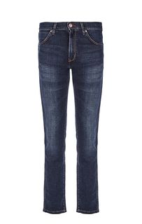 Прямые синие джинсы с декоративными заломами Greensboro Wrangler