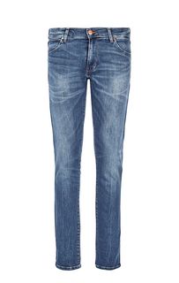 Зауженные синие джинсы Larston Wrangler