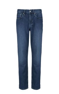 Синие джинсы с заломами Baggy Calvin Klein Jeans