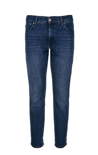 Зауженные джинсы с заломами Larston Wrangler