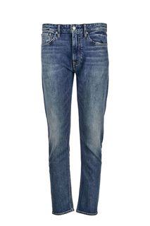 Зауженные джинсы с потертостями CKJ 056 Calvin Klein Jeans