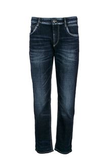 Синие джинсы с заломами Josh Tom Tailor